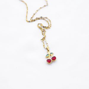 Cherries necklace