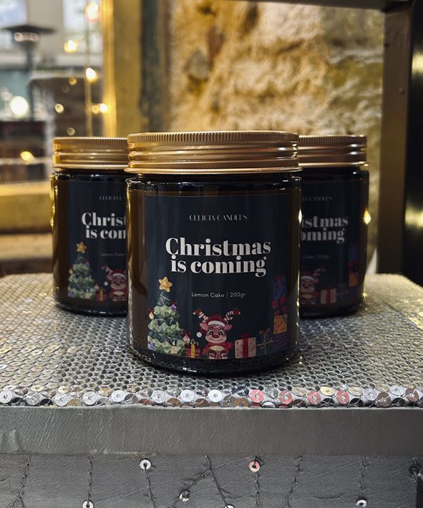 Christmas is coming Candle